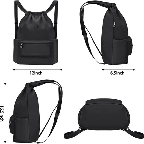 Adjustable Drawstring Waterproof Backpack